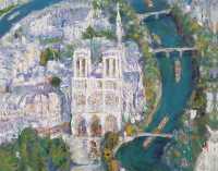 田克盛 1999年作 巴黎圣母院的钟声